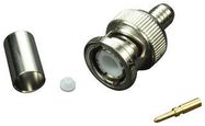 RF/COAXIAL, BNC PLUG, STRAIGHT, 50 OHM, CRIMP