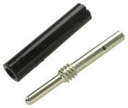 TIP PLUG, 3500V, 10A, BLACK