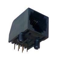 MODULAR CONN, R/A JACK, 6P6C, 1PORT