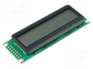 Display: LCD; alphanumeric; FSTN Positive; 16x2; green; LED; PIN: 14 RAYSTAR OPTRONICS