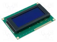 Display: LCD; alphanumeric; STN Negative; 16x4; blue; 87x60x13.6mm RAYSTAR OPTRONICS