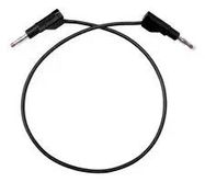 STACKABLE 4MM BANANA PLUG, BLK, 609.6MM