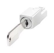 RJ45 PORT LOCK, 180 DEG CABLE OUTLET