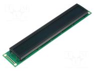 Display: LCD; alphanumeric; FSTN Negative; 40x2; black; LED; PIN: 16 RAYSTAR OPTRONICS