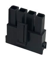 CONNECTOR HOUSING, RCPT, 4POS, 5.7MM