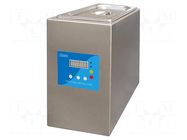 Ultrasonic washer; 150x300x200mm; 100W; 20÷80°C; 230VAC; 7.3l REECO