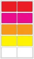 LABEL, PAPER, MULTICOLOUR, 75MM X 50MM