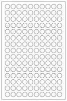 LABEL, PAPER, WHITE, 12MM