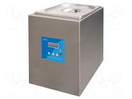 Ultrasonic washer; 240x300x200mm; 200W; 20÷80°C; 230VAC; 12l REECO