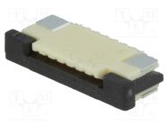 Connector: FFC/FPC; horizontal; PIN: 7; top contacts,ZIF; SMT; 0.5A ADAM TECH