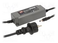 Power supply: switching; LED; 60W; 24VDC; 2.5A; 90÷264VAC; IP67 MEAN WELL