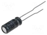 Capacitor: electrolytic; 10uF; 100VDC; Ø5x11mm SAMWHA