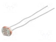 Photoresistor; 100mW; 50÷160kΩ; 560nm; THT; 150VDC; ØLED: 5mm Token