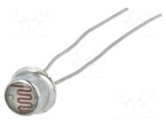 Photoresistor; 100mW; 30÷90kΩ; 540nm; THT; 150VDC; ØLED: 5.5mm Token