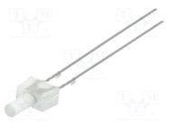 LED; 2mm; white warm; 330÷500mcd; 90°; Front: flat; 2.8÷3.6V; THT OPTOSUPPLY