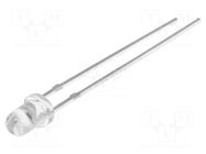 LED; yellow; 3mm; 120÷150mcd; 30°; Front: convex; 1.5÷2.2VDC OPTOSUPPLY