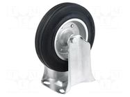 Transport wheel; Ø: 200mm; W: 50mm; H: 240mm; rigid; Dyn.load: 2300N ELESA+GANTER
