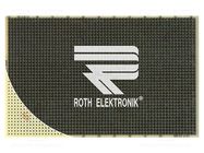 Board: universal; single sided,prototyping; W: 100mm; L: 160mm ROTH ELEKTRONIK GMBH