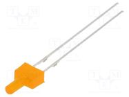 LED; 2mm; orange; 150÷220mcd; 90°; Front: flat; 1.8÷2.6V; 4.8x2.5mm OPTOSUPPLY