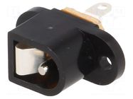 Connector: DC supply; socket; male; 500mA; straight; soldering LUMBERG