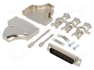 Connector: D-Sub; PIN: 25; plug; male; angled; soldering; for cable ENCITECH