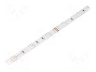 LED tape; RGB; 5060; LED/m: 60; 10mm; white PCB; 120°; 14.4W/m; 12VDC OPTOFLASH