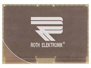 Board: universal; single sided,prototyping; W: 160mm; L: 233mm ROTH ELEKTRONIK GMBH