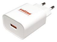 WALL CHARGER, USB, 1 PORT, 18W, EU