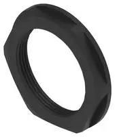 GLAND LOCKNUT, PA6, M40, 7MM, BLACK