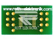 Board: universal; multiadapter; W: 13.5mm; L: 23.5mm; TSSOP14 ROTH ELEKTRONIK GMBH