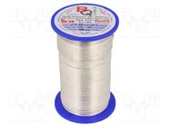 Silver plated copper wires; 1.1mm; 500g; Cu,silver plated; 59m BQ CABLE