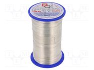 Silver plated copper wires; 0.4mm; 500g; Cu,silver plated; 443m BQ CABLE