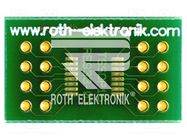 Board: universal; multiadapter; W: 13.5mm; L: 23.5mm; TSSOP16 ROTH ELEKTRONIK GMBH