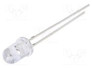 LED; 5mm; red; 1120÷1560mcd; 30°; Front: convex; 12V; No.of term: 2 OPTOSUPPLY