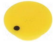 Cap; plastic; push-in; yellow; K21 CLIFF