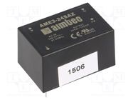 Converter: AC/DC; 3W; 90÷305VAC; Usup: 130÷430VDC; Uout: 24VDC; 81% AIMTEC