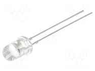 LED; green; 5mm; candle light effect,blinking; 12000÷14400mcd OPTOSUPPLY