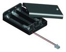 BATT HOLDER, AA X 3, WIRE LEADS