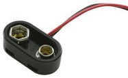 BATTERY HOLDER, STRAP, 9V, WIRE LEADS