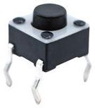 TACTILE SWITCH, 0.05A, 12VDC, 160GF, THT