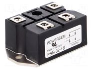 Bridge rectifier: single-phase; Urmax: 1600V; If: 72A; Ifsm: 750A POWERSEM