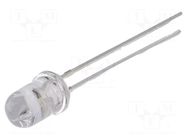 LED; red; 5mm; candle light effect,blinking; 4500÷5800mcd; 30° OPTOSUPPLY