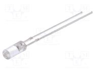 LED; 3mm; green; 750÷1120mcd; 110°; Front: flat; 2.8÷3.6V OPTOSUPPLY