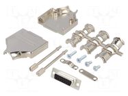 Connector: D-Sub; PIN: 15; plug; female; straight; soldering; black ENCITECH