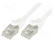 Patch cord; RJ45 plug,both sides; U/UTP; 6; stranded; CCA; PVC LOGILINK