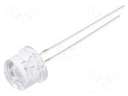 LED; green; 8mm; 2180÷3000mcd; 100°; Front: convex; 2.8÷3.6VDC OPTOSUPPLY