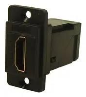 HDMI R/A FEEDTHROUGH CONN, RECEPTACLE