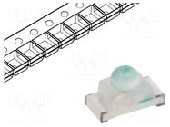 LED; blue; SMD; 0603; 150÷350mcd; 2.8÷3.4VDC; 1.6x0.8x0.95mm; 35° OPTOSUPPLY