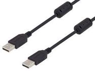 USB CABLE, 2.0, A PLUG-A PLUG, 1M