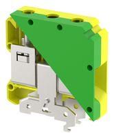 GND TERMINAL BLOCK, DIN RAIL, 2POS